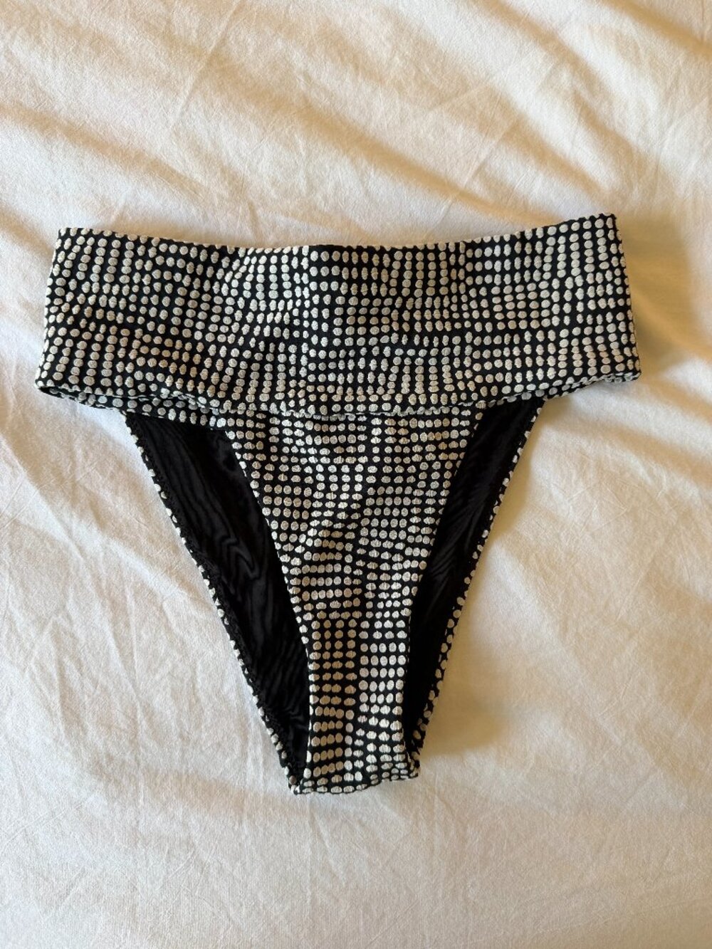 Aerie high cut cheeky bikini bottom